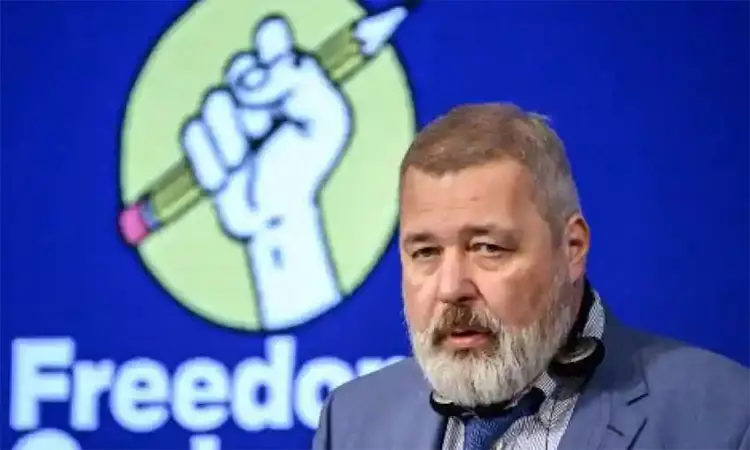 உக்ரைன் சிறுவர்களின் உதவிக்காக நோபல் பரிசை விற்கும் ரஷிய பத்திரிகையாளர்...! உக்ரைன் சிறுவர்களின் உதவிக்காக நோபல் பரிசை விற்கும் ரஷிய பத்திரிகையாளர்...!