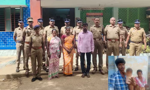 நெல்லை: 7 மாத பெண் குழந்தையை கடத்தி விற்க முயற்சி - 3 பேர் கைது நெல்லை: 7 மாத பெண் குழந்தையை கடத்தி விற்க முயற்சி - 3 பேர் கைது