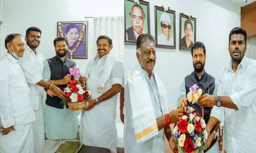 எடப்பாடி பழனிசாமி, ஓ.பன்னீர் செல்வத்துடன் அண்ணாமலை அடுத்தடுத்து சந்திப்பு - பின்னணி என்ன? எடப்பாடி பழனிசாமி, ஓ.பன்னீர் செல்வத்துடன் அண்ணாமலை அடுத்தடுத்து சந்திப்பு - பின்னணி என்ன?