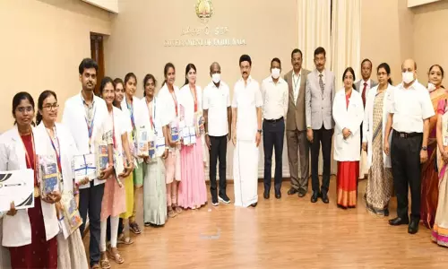 மருத்துவ படிப்பை நிறைவு செய்த மாணவர்களுக்கு முதல்-அமைச்சர் மு.க.ஸ்டாலின் வாழ்த்து மருத்துவ படிப்பை நிறைவு செய்த மாணவர்களுக்கு முதல்-அமைச்சர் மு.க.ஸ்டாலின் வாழ்த்து