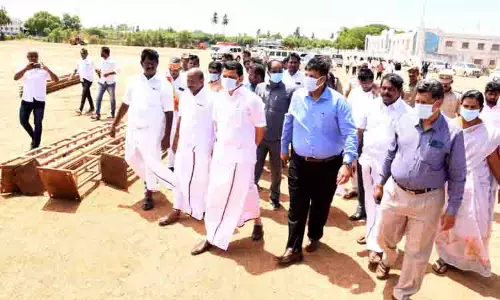 76 ஆயிரம் பேருக்கு நலத்திட்ட உதவிகள் வழங்க முதல்-அமைச்சர் மு.க.ஸ்டாலின் வருகிற 2-ந்தேதி கரூர் வருகை 76 ஆயிரம் பேருக்கு நலத்திட்ட உதவிகள் வழங்க முதல்-அமைச்சர் மு.க.ஸ்டாலின் வருகிற 2-ந்தேதி கரூர் வருகை