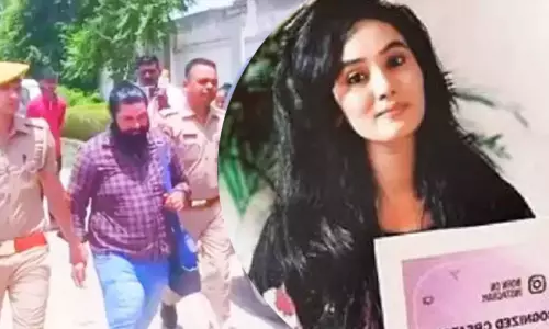 கைகள் கட்டப்பட்டு 4வது மாடியில் இருந்து தூக்கி வீசி இளம்பெண் கொலை; முன்னாள் கணவர் கொடூர செயல்