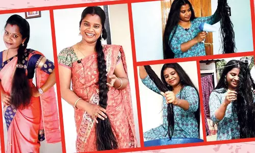 உதிரும் முடிகளைக் கொண்டு சவுரி தயாரித்த ஜெகதீஸ் மீனா உதிரும் முடிகளைக் கொண்டு சவுரி தயாரித்த ஜெகதீஸ் மீனா