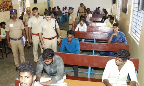 போலீஸ் சப்-இன்ஸ்பெக்டர் பணிக்கான எழுத்து தேர்வு போலீஸ் சப்-இன்ஸ்பெக்டர் பணிக்கான எழுத்து தேர்வு