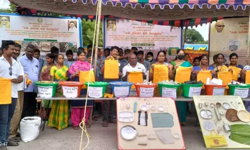 ஆற்காடு நகராட்சியில் தூய்மை திட்ட விழிப்புணர்வு நிகழ்ச்சி