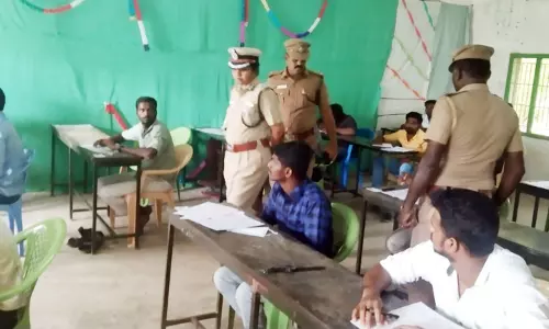 போலீஸ் சப்-இன்ஸ்பெக்டர் பணிக்கான எழுத்து தேர்வு போலீஸ் சப்-இன்ஸ்பெக்டர் பணிக்கான எழுத்து தேர்வு