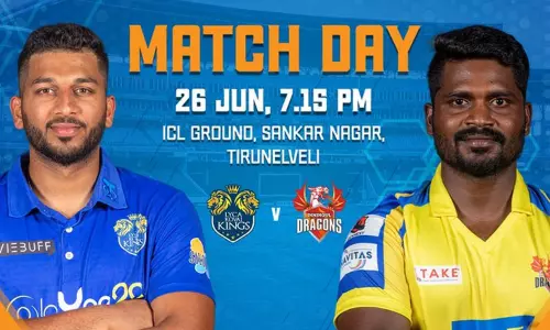 டிஎன்பிஎல்: கோவை கிங்ஸ் அணிக்கு எதிரான ஆட்டத்தில் திண்டுக்கல் டிராகன்ஸ் பந்துவீச்சு தேர்வு..! டிஎன்பிஎல்: கோவை கிங்ஸ் அணிக்கு எதிரான ஆட்டத்தில் திண்டுக்கல் டிராகன்ஸ் பந்துவீச்சு தேர்வு..!