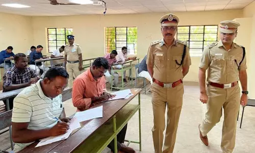 சப்-இன்ஸ்பெக்டர் பணிக்கான எழுத்து தேர்வு