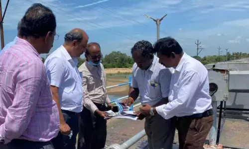 கீழணையில் முதன்மை தலைமை பொறியாளர் ஆய்வு கீழணையில் முதன்மை தலைமை பொறியாளர் ஆய்வு