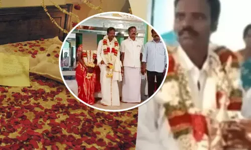 பாய்ந்த புது மாப்பிள்ளை...! முதலிரவில் பயந்து மயங்கி விழுந்த மணப்பெண்..!- புகார் கொடுத்த மாமியார்