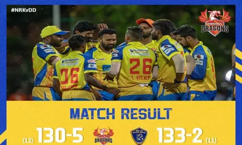 டிஎன்பிஎல்: திண்டுக்கல் அணியை 8 விக்கெட் வித்தியாசத்தில் வீழ்த்தியது நெல்லை ராயல் கிங்ஸ் டிஎன்பிஎல்: திண்டுக்கல் அணியை 8 விக்கெட் வித்தியாசத்தில் வீழ்த்தியது நெல்லை ராயல் கிங்ஸ்