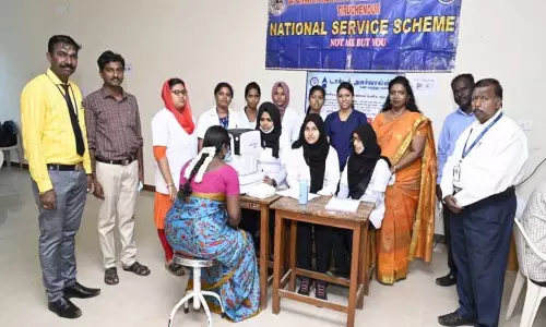 டாக்டர் சிவந்தி ஆதித்தனார் பொறியியல் கல்லூரியில் கண் பரிசோதனை முகாம் டாக்டர் சிவந்தி ஆதித்தனார் பொறியியல் கல்லூரியில் கண் பரிசோதனை முகாம்