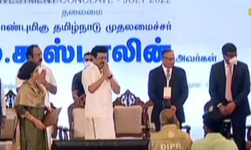 முதலீட்டாளர்கள் மாநாடு:  21 புதிய தொழில் திட்டங்களுக்கு அடிக்கல் நாட்டினார் முதல்-அமைச்சர் மு.க.ஸ்டாலின்