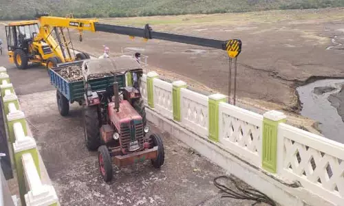 கருப்பாநதி அணையில் செத்து மிதந்த மீன்கள் அகற்றம்