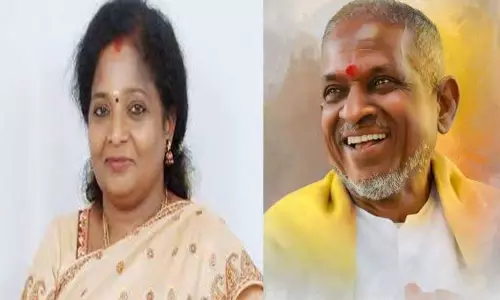 மாநிலங்களவை உறுப்பினராக இளையராஜா நியமனம் -  தெலுங்கானா கவர்னர் தமிழிசை வாழ்த்து