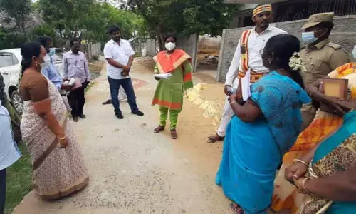 வளர்ச்சிப்பணிகளை கலெக்டர் ஆய்வு