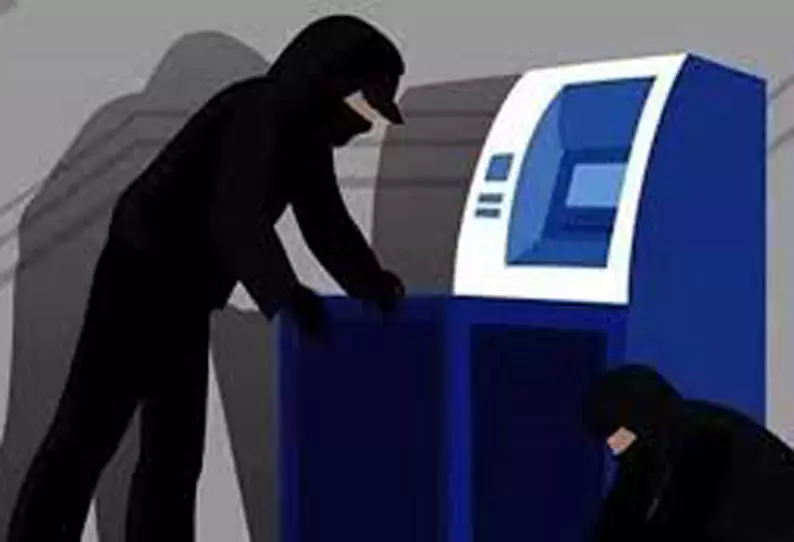 ஏ.டி.எம். எந்திரங்களை உடைத்து கொள்ளை முயற்சி - 2 பேருக்கு வலைவீச்சு ஏ.டி.எம். எந்திரங்களை உடைத்து கொள்ளை முயற்சி - 2 பேருக்கு வலைவீச்சு