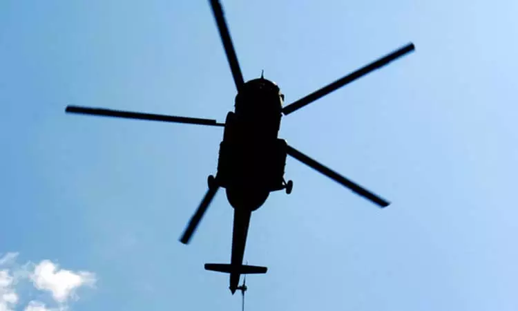 சீனாவில் ஹெலிகாப்டர் விபத்து - 2 விமானிகள் பலி சீனாவில் ஹெலிகாப்டர் விபத்து - 2 விமானிகள் பலி