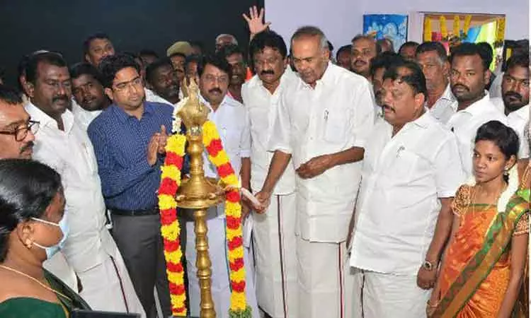 மானூரில் அரசு கலை, அறிவியல் கல்லூரி தொடக்க விழா-  சபாநாயகர் அப்பாவு பங்கேற்பு