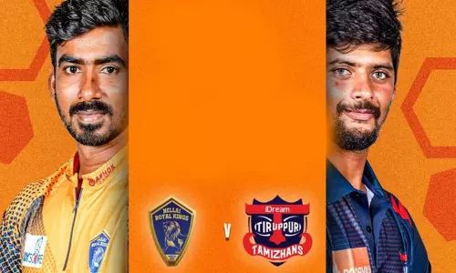 டி.என்.பி.எல் : திருப்பூர் அணிக்கு எதிரான போட்டியில் நெல்லை அணி பந்துவீச்சு தேர்வு டி.என்.பி.எல் : திருப்பூர் அணிக்கு எதிரான போட்டியில் நெல்லை அணி பந்துவீச்சு தேர்வு