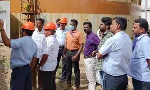 புகழூர் சர்க்கரை ஆலையில் அதிகாரிகள் ஆய்வு