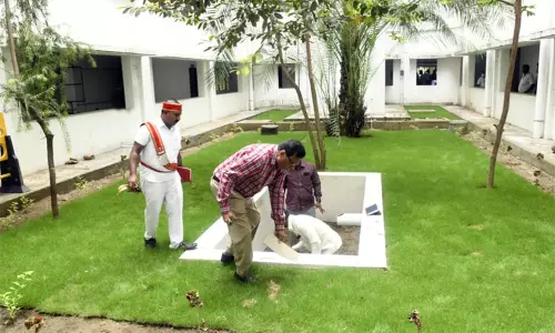 அலுவலக வளாகத்தில் குப்பைகளை அகற்றி தூய்மை பணியில் ஈடுபட்ட கலெக்டர் அலுவலக வளாகத்தில் குப்பைகளை அகற்றி தூய்மை பணியில் ஈடுபட்ட கலெக்டர்