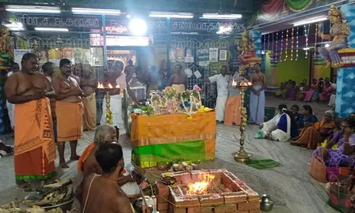 வண்டுறை மாரியம்மன் கோவிலில் சிறப்பு யாகம்