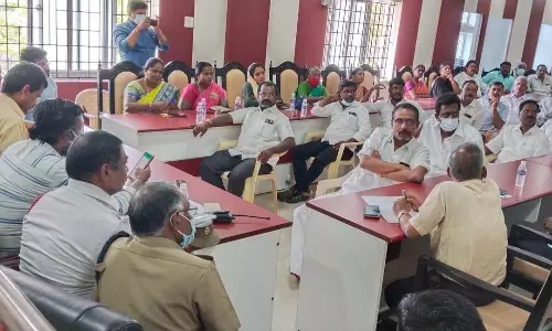 ஆக்கிரமிப்புகள் அகற்றுவது குறித்து ஆலோசனை கூட்டம் ஆக்கிரமிப்புகள் அகற்றுவது குறித்து ஆலோசனை கூட்டம்