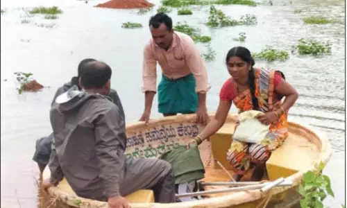 சிவமொக்காவில், கனமழையால் 782 ஹெக்டேர் விளைநிலங்கள் சேதம் சிவமொக்காவில், கனமழையால் 782 ஹெக்டேர் விளைநிலங்கள் சேதம்