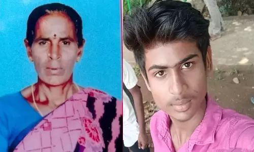 தாய்- மகன் எரித்துக்கொலை