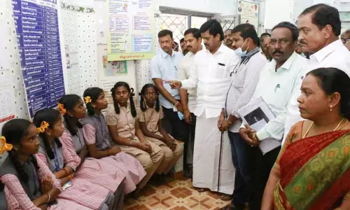 விழுப்புரம் அருகே    தேனீக்கள் கொட்டியதில் 16 மாணவ, மாணவிகள் மயக்கம்