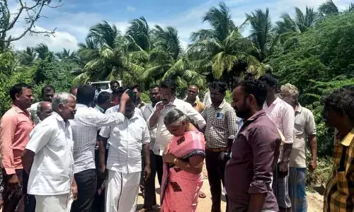 சுடுகாடு பகுதியில் தடுப்பணை கட்ட பொதுமக்கள் எதிர்ப்பு