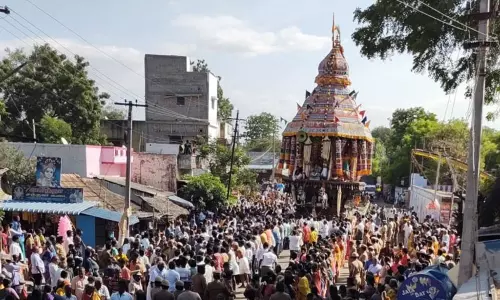 திருத்தங்கல் நின்ற நாராயண பெருமாள் கோவில் ஆனி பிரம்மோற்சவ விழா தேரோட்டம்