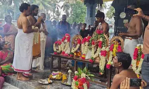 தர்மசம்வர்த்தினி கோவிலில் திருக்கல்யாண வைபவம்