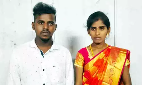 காதல் திருமண ஜோடி போலீசில் தஞ்சம்