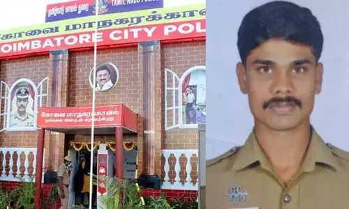 போலீஸ்காரர் துப்பாக்கியால் சுட்டு தற்கொலை: ஆன்லைன் ரம்மியில் ரூ.20 லட்சத்தை இழந்ததால் சோக முடிவு..! போலீஸ்காரர் துப்பாக்கியால் சுட்டு தற்கொலை: ஆன்லைன் ரம்மியில் ரூ.20 லட்சத்தை இழந்ததால் சோக முடிவு..!