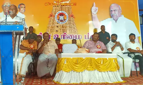 சின்ன சேலம் மாணவியின் மரணத்துக்கு நீதி கிடைக்க வேண்டும்-இந்து முன்னணி மாநில தலைவர் காடேஸ்வரா சுப்பிரமணியம் வலியுறுத்தல்