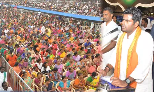 பிரதமர் மோடியின் பாதையில் 10 ஆண்டுகள் பயணித்தால் உலகின் வல்லரசாக இந்தியா மாறும் - அண்ணாமலை பேச்சு பிரதமர் மோடியின் பாதையில் 10 ஆண்டுகள் பயணித்தால் உலகின் வல்லரசாக இந்தியா மாறும் - அண்ணாமலை பேச்சு