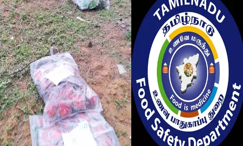 மாமல்லபுரத்தில் சாலையோரம் குவியலாக வீசப்பட்ட காலாவதியான மிட்டாய் பாக்கெட்டுகள்; உணவு பாதுகாப்பு துறை அதிகாரிகள் விசாரணை