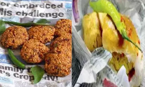 வடை, பஜ்ஜி உள்ளிட்ட உணவு பொருட்களை அச்சிட்ட பேப்பர்களில் வழங்க தடை: தூத்துக்குடி ஆட்சியர் அறிவிப்பு