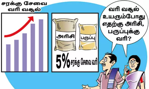 சரக்கு சேவை வரி வசூல் உயர்ந்து இருக்கிறது; பிறகு ஏன் வரி உயர்வு?