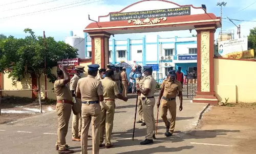 பள்ளி மாணவி மரணம்: கள்ளக்குறிச்சி மருத்துவமனையில் சிபிசிஐடி போலீசார் விசாரணை