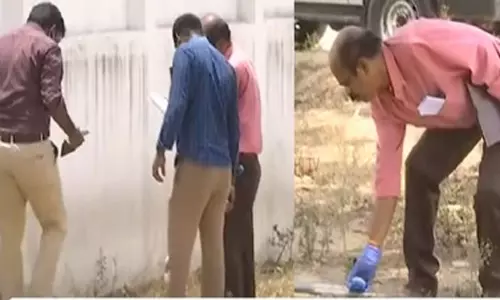 கள்ளக்குறிச்சி தனியார் பள்ளியில் தடயவியல் துறையினர் ஆய்வு