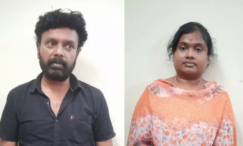 பெண் ஊழியருடன் சேர்ந்து சொந்த நிறுவனத்தில் ரூ.4½ கோடி மோசடி - மனைவி புகாரில் நிர்வாகி கைது பெண் ஊழியருடன் சேர்ந்து சொந்த நிறுவனத்தில் ரூ.4½ கோடி மோசடி - மனைவி புகாரில் நிர்வாகி கைது