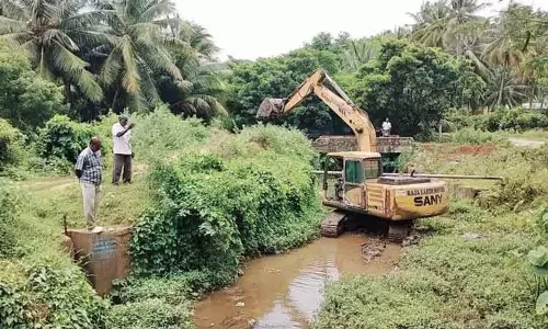 ஆழியாறு பழைய ஆயக்கட்டில் கால்வாய்கள் தூர்வாரும் பணி மும்முரம்