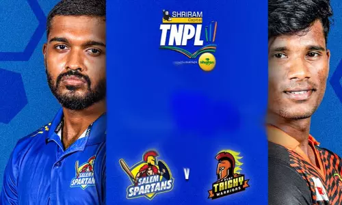 டி.என்.பி.எல் : சேலம் அணிக்கு எதிரான போட்டியில் திருச்சி அணி பந்துவீச்சு தேர்வு டி.என்.பி.எல் : சேலம் அணிக்கு எதிரான போட்டியில் திருச்சி அணி பந்துவீச்சு தேர்வு