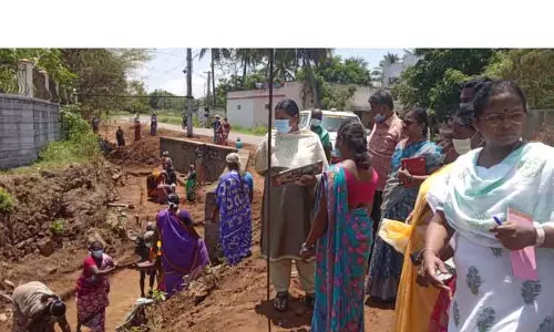 வளர்ச்சி திட்ட பணிகளை திட்ட இயக்குனர் ஆய்வு