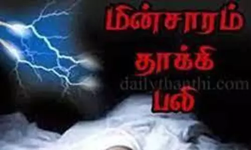 மின்சாரம் தாக்கி காவலாளி பலி