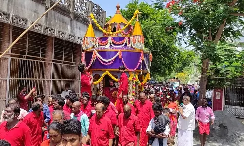 செயின்ட் ஜார்ஜ் புனித சந்தியாகப்பர் ஆலய கொடியேற்று விழா