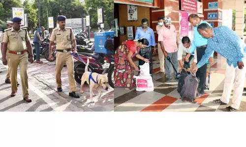 திருச்சி ரெயில் நிலையத்துக்கு வெடிகுண்டு மிரட்டல்